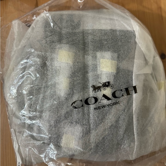 🥰 Coach Hitch Backpack 13 In Micro Signature Jacquard - Picture 5 of 12